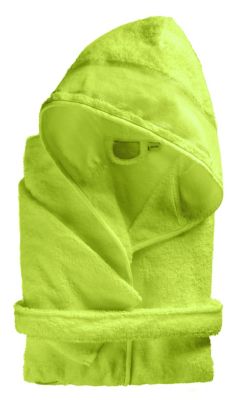 buttinette Peignoir éponge à broder, 9/10A, citron vert