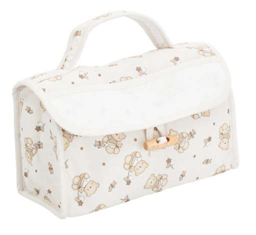 Trousse De Toilette Bebe A Broder Beige Acheter En Ligne Sur Buttinette Loisirs Creatifs