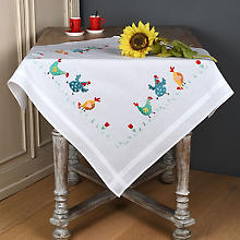 Bigood Imperméable Nappe Fleur Broderie Hollow-Out Tapis de Table Set Polyester 40*150cm