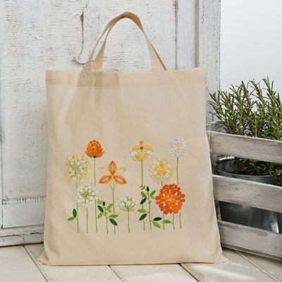 Sac 2025 brodé fleurs