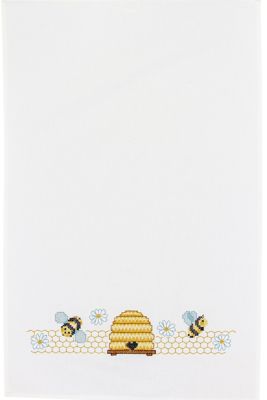 Kit broderie – Torchon "miel"