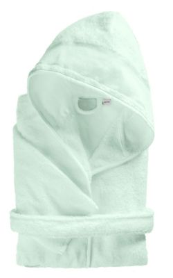 Kinder-Bademantel | Größe 134/140 | grün | mint | Bastelbedarf | buttinette