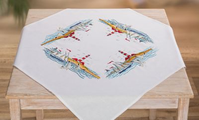 Nappe à broder « mer du Nord »