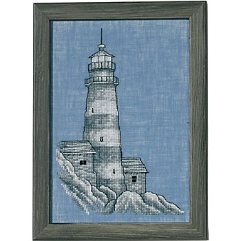 Stickbild 'Leuchtturm', 15 x 22 cm