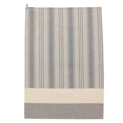 Torchon de cuisine « rayures », gris