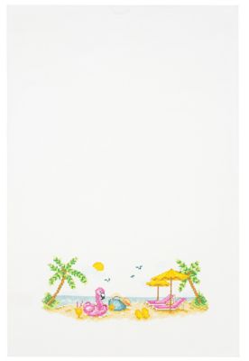 Torchon à broder 'Summer Vibes'