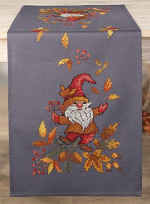Borduurpatroon 'Herfstkabouter'