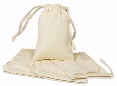 Mini sacs en coton naturel - 24 sacs pour calendrier de l'avent