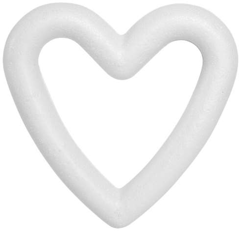 Styropor Herzen Offen Ruckseite Flach 2 Stuck Online Kaufen Buttinette Bastelshop