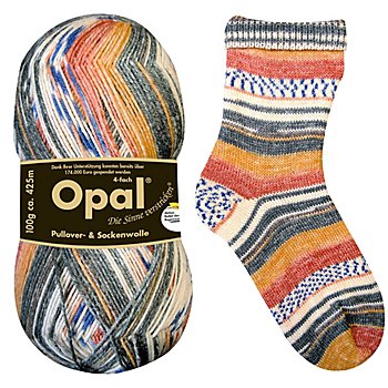 Opal Sockenwolle 'Regenwald – Tucan'