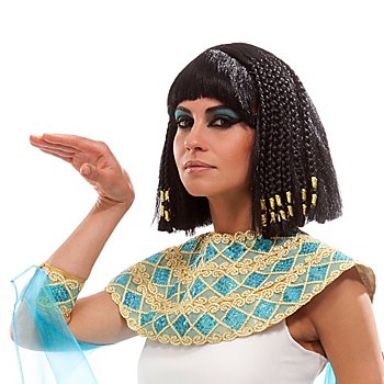 Kurzhaarperücke 'Cleopatra', schwarz