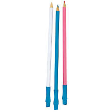 buttinette Crayons pour tissus, longueur : 17,5 cm, 3 pièces