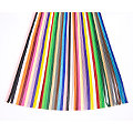 Folia Bandelettes de papier, multicolore, 0,3 x 16 cm, 400 pièces