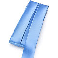 buttinette Biais en satin, bleu, largeur : 2 cm, longueur : 5 m