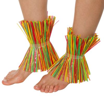 Fußschellen | bunt | 2 Stück | Faschingsbedarf | buttinette