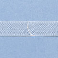 buttinette Raff- und Faltrolloband mit Querschlaufen, Breite: 1,8 cm, Länge: 10m-Rolle