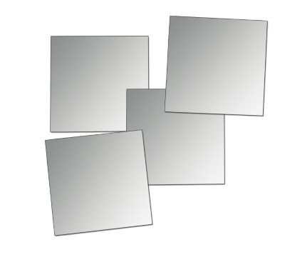 Spiegel-Mosaik, 5 x 5 cm, 4 Stück online kaufen