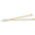 buttinette Aiguilles droites, en bambou, longueur : 35 cm