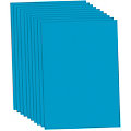 Papier carton, bleu clair, 50 x 70 cm, 10 feuilles
