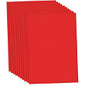 Papier carton, rouge, 50 x 70 cm, 10 feuilles