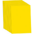Papier carton, jaune, 50 x 70 cm, 10 feuilles
