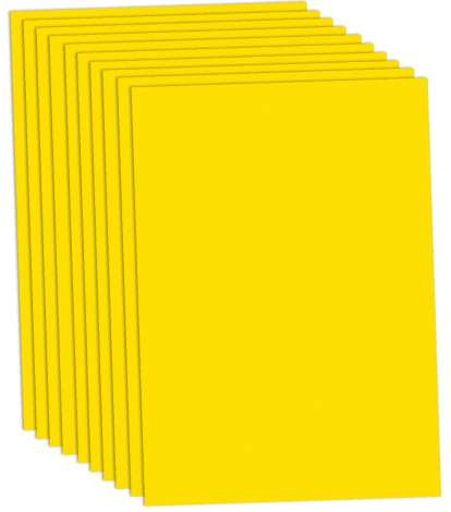 Papier crépon 50x250 cm 10feuilles jaune orange 