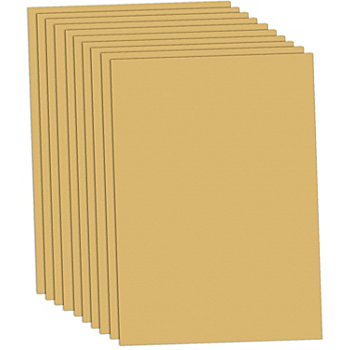 Papier à dessin, doré, 50 x 70 cm, 10 feuilles