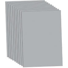 Papier à dessin, argenté, 50 x 70 cm, 10 feuilles