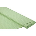 Tissu coton "ramages", vert clair