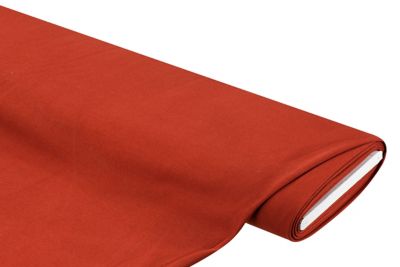 Tissu sweat "basic" avec envers gratté, rouille