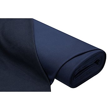 Tissu Sweat-shirt recyclé, bleu marine