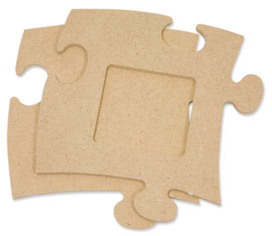 Mdf Puzzle Bilderrahmen Quadrat 12 X 12 Cm Online Kaufen Buttinette Bastelshop