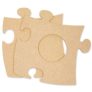 Cadre 'puzzle', rond, 12 x 12 cm
