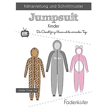 Fadenkäfer Schnitt 'Jumpsuit' für Kinder