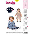 burda Schnitt 9347 "Body & Kleidchen für Babys"