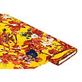 Tissu pour blouses "fleurs", jaune/multicolore