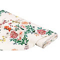 Tissu jersey en pur coton "fleurs", rose/multicolore