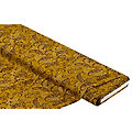 Tissu chiffon "paisley", moutarde/multicolore