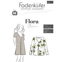 Fadenkäfer Schnitt 'Bluse Flora' für Damen