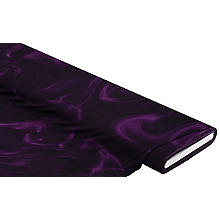 Tissu jersey en coton 'batik', violet/multicolore