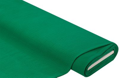 Tissu mousseline/double gaze, vert