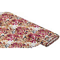 Tissu viscose pour blouses/javanaise "abstrait", rose vif/multicolore