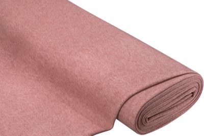 Tissu maille fine doubleface, rose mélangé