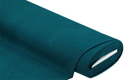 Tissu pour blouses « Betty », froissé, pétrole