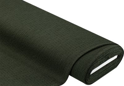 Tissu jersey froissé « Sina », olive