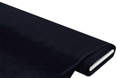 Tissu plissé, bleu marine