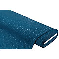 Tissu softshell « gouttes de pluie 3D », bleu