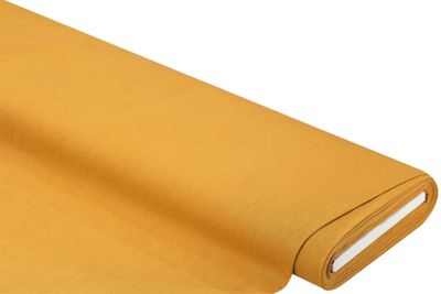 Tissu mélange de lin et de coton « Style », citrouille