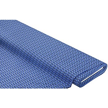 Tissu jersey en pur coton « cercles », bleu/multicolore
