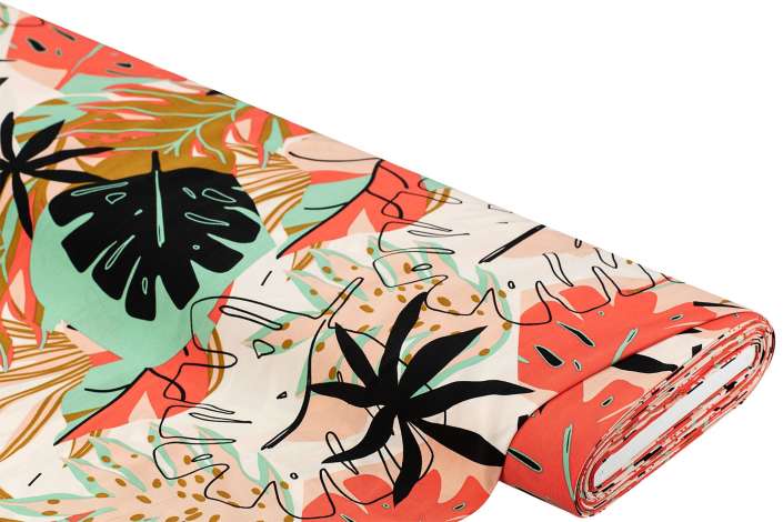 Viskose-Blusenstoff Javanaise 